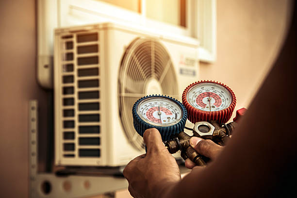 Professional Hvac technician working in Meadview, AZ